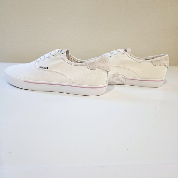 Coach Citysole Skate Optic White Canvas 9.5 B (M) - Picture 1 of 14